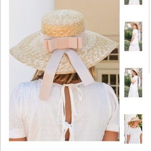 Straw Hat with Bow